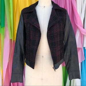 Tweed David Bitton Buffalo Moto Style Jacket